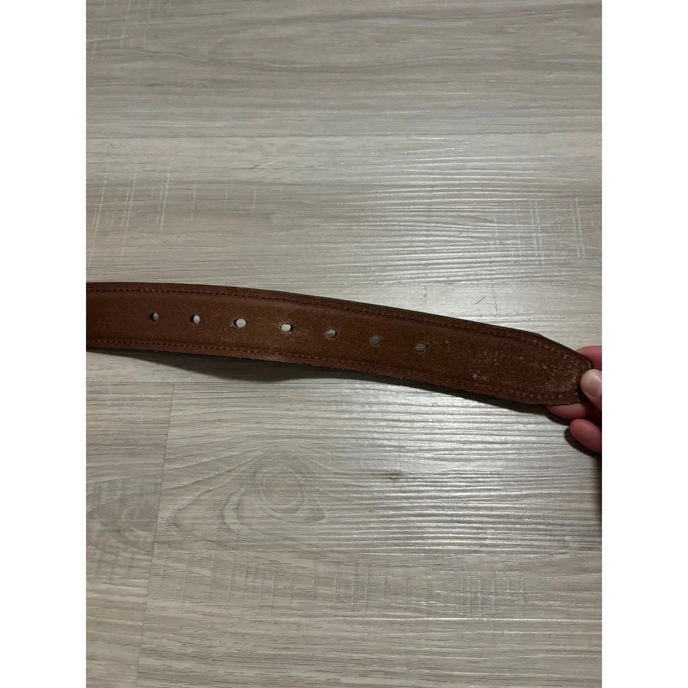 Columbia Mens Brown Genuine Leather Belt Size 2X 46-48 17CO02A9